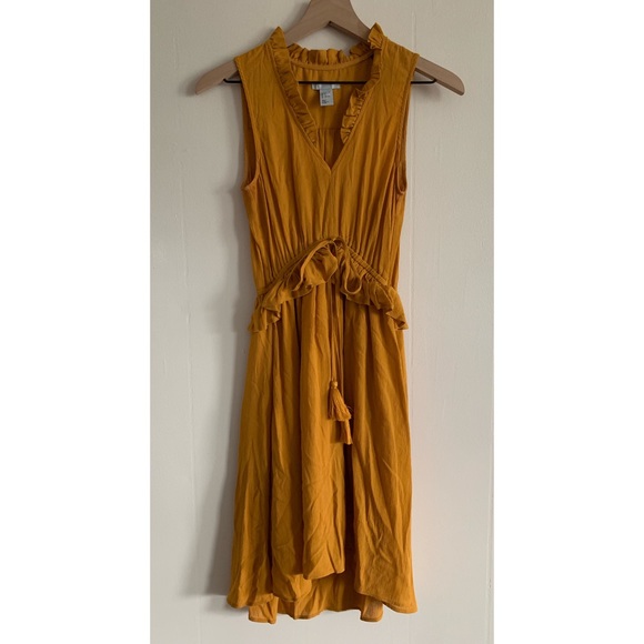 H&M Dresses Hm Yellow Dress Poshmark